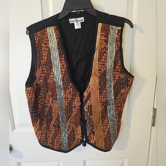 The Everette Collection Vintage Western Style Vest Womens Size L - Picture 1 of 6